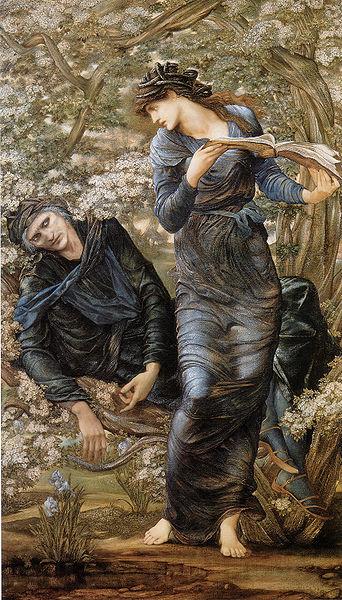 Edward Burne-Jones The Beguiling of Merlin Norge oil painting art